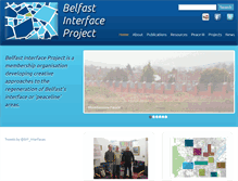 Tablet Screenshot of belfastinterfaceproject.org